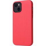 Case 4U Apple iPhone 13 Kılıf Kadife İç Yüzey Mat Eyzi Silikon Kapak Kırmızı