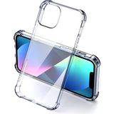 Case 4U Apple iPhone 13 Mini Kılıf Darbe Emici Anti Shock Şeffaf