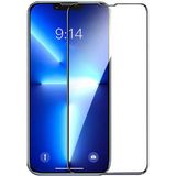 Case 4U Apple iPhone 13 Pro Ekran Koruyucu Kırılmaz Tam Ekran Sert Temperli Davin 5D Cam Siyah