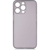 Case 4U Apple iPhone 13 Pro Kılıf Kamera Korumalı Mat Ultra İnce Slim 1. Kalite PP Arka Kapak Füme