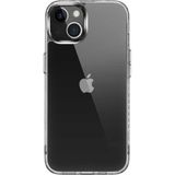 Case 4U Apple iPhone 14 Kılıf Çift Katmanlı Şeffaf Pürüzsüz Sert Yüzey Silikon Forst SGS Sertifikalı Kapak Şeffaf