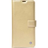 Case 4U Apple iPhone 14 Kılıf Tam Koruma Stand Olabilen Cüzdanlı Kar Deluxe Kapak - Altın