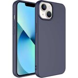 Case 4U Apple iPhone 14 Max Kılıf 3D Kamera Korumalı İçi Kadife Mara Lansman Yumuşak Kapak Lacivert - iPhone 14 Plus