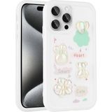 Case 4u Apple iPhone 14 Pro Kabartma Figürlü Parlak Toys Silikon Kılıf Beyaz
