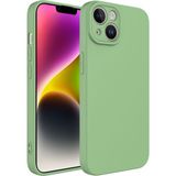 Case 4U Apple iPhone 14 Pro Kılıf Kamera Korumalı Içi Kadife Logosuz Mara Lansman Silinebilir Arka Kapak Açık Yeşil