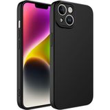 Case 4U Apple iPhone 14 Pro Kılıf Kamera Korumalı Içi Kadife Logosuz Mara Lansman Silinebilir Arka Kapak Siyah