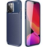 Case 4U Apple iPhone 14 Pro Max Kılıf Rugged Armor Karbon Desenli Lüx Negro Silikon Arka Kapak Siyah