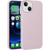 Case 4U Apple iPhone 15 Kılıf Klasik Mat Renkli Yumuşak Premier Silikon Rose Gold