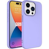 Case 4U Apple iPhone 15 Pro Kılıf Içi Kadife Logosuz Lsr Lansman Silinebilir Arka Kapak Lila