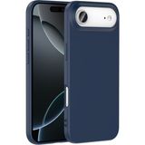 Case 4u Apple iPhone 17 Air Uyumlu Kılıf Kamera Korumalı Içi Kadife Logosuz Mara Lansman Silinebilir Kılıf Lacivert