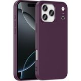 Case 4u Apple iPhone 17 Pro Max Uyumlu Kılıf Kamera Korumalı Içi Kadife Logosuz Mara Lansman Silinebilir Kılıf Koyu Mor
