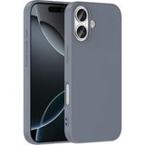 Case 4u Apple iPhone 17 Uyumlu Kılıf Kamera Korumalı Içi Kadife Logosuz Mara Lansman Silinebilir Kılıf Gri
