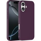 Case 4u Apple iPhone 17 Uyumlu Kılıf Kamera Korumalı Içi Kadife Logosuz Mara Lansman Silinebilir Kılıf Koyu Mor