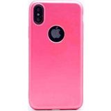 Case 4U Apple iPhone X Kılıf Klasik Mat Renkli Yumuşak Premier Silikon Pembe