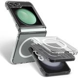 Case 4U Galaxy Z Flip 6 Kılıf Kamera Korumalı M-safe Sert PC Porto Kılıf - Şeffaf
