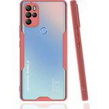 Case 4U General Mobile 21 Pro Kılıf Kamera Korumalı Ultra Ince Buzlu Mat Renkli Parfe Silikon Kapak Pembe