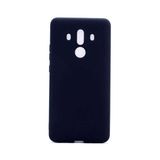 Case 4U Huawei Mate 10 Pro Kılıf Klasik Mat Renkli Yumuşak Premier Silikon Siyah