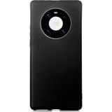 Case 4U Huawei Mate 40 Pro Kılıf Klasik Mat Renkli Yumuşak Premier Silikon Siyah