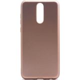 Case 4U Huawei Mate ile uyumlu 10 Lite Kılıf Klasik Mat Renkli Yumuşak Premier Silikon Gold HBCV00000AS8LV