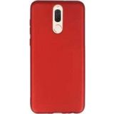 Case 4U Huawei Mate ile uyumlu 10 Lite Kılıf Klasik Mat Renkli Yumuşak Premier Silikon Kırmızı HBV00000CD841