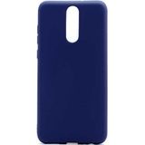 Case 4U Huawei Mate ile uyumlu 10 Lite Kılıf Klasik Mat Renkli Yumuşak Premier Silikon Lacivert HBCV00000AS8C2