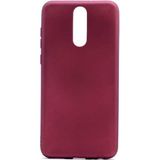 Case 4U Huawei Mate ile uyumlu 10 Lite Kılıf Klasik Mat Renkli Yumuşak Premier Silikon Mürdüm HBCV00000AS8M5