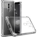 Case 4U Huawei Mate ile uyumlu 10 Pro Kılıf Darbe Emici Köşe Korumalı Anti Shock Şeffaf Silikon Şeffaf HBV00000BEEZF