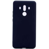 Case 4U Huawei Mate ile uyumlu 10 Pro Kılıf Klasik Mat Renkli Yumuşak Premier Silikon Siyah HBCV00000AS8XV