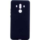 Case 4U Huawei Mate ile uyumlu 10 Pro Kılıf Klasik Mat Renkli Yumuşak Premier Silikon Siyah HBV000009G6Z1