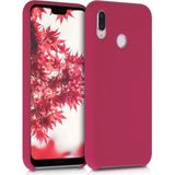 Case 4U Huawei P20 ile uyumlu Lite Kılıf Klasik Mat Renkli Yumuşak Premier Silikon Mürdüm HBCV00000AS8FM