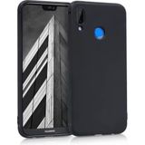 Case 4U Huawei P20 ile uyumlu Lite Kılıf Klasik Mat Renkli Yumuşak Premier Silikon Siyah HBV00000C0PQW