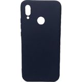 Case 4U Huawei P20 ile uyumlu Lite Kılıf Mat Slikon Lacivert HBV00000BEQXR