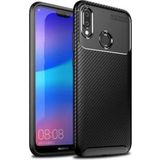 Case 4U Huawei P20 ile uyumlu Lite Kılıf Rugged Armor Karbon Uzun Ömürlü Negro Kılıf Kahverengi HBCV00000Q0OTC