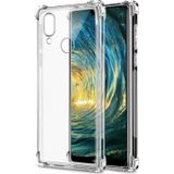 Case 4U Huawei P20 ile uyumlu Lite - Nova 3E Kılıf Darbe Emici Köşe Korumalı Anti Shock Şeffaf Silikon Şeffaf HBV00000GSI8B