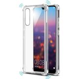 Case 4U Huawei P20 ile uyumlu Pro Kılıf Darbe Emici Köşe Korumalı Anti Shock Şeffaf Silikon Şeffaf HBV00000C0PQU