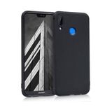 Case 4U Huawei P20 Lite Kılıf Klasik Mat Renkli Yumuşak Premier Silikon Siyah