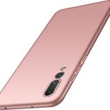 Case 4U Huawei P20 Pro Kılıf Klasik Mat Renkli Yumuşak Premier Silikon Rose Gold