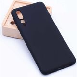 Case 4U Huawei P20 Pro Kılıf Klasik Mat Renkli Yumuşak Premier Silikon Siyah