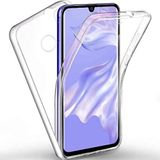 Case 4U Huawei P30 ile uyumlu Lite Kılıf 360 Derece Tam Koruma Ön Arka Esnek Süper Enjoy Silikon Şeffaf HBCV00000LTGVA