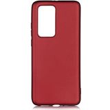 Case 4U Huawei P40 Pro Kılıf Klasik Mat Renkli Yumuşak Premier Silikon Mürdüm