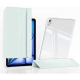 Case 4U iPad Air 13 2025 M3 Kılıf Magnetik Ayrılabilen Airbagli C4U Sliding Tablet Kılıfı - Açık Yeşil