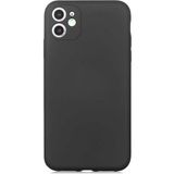 Case 4u iPhone 11 Kılıf Kamera Korumalı Içi Kadife Logosuz Mara Lansman Silinebilir Kılıf Siyah