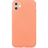 Case 4u iPhone 11 Kılıf Kamera Korumalı Içi Kadife Logosuz Mara Lansman Silinebilir Kılıf Turuncu