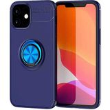 Case 4U iPhone 12 ile uyumlu Mini Kılıf Autofocus Shockprof Ravel Yüzüklü Standlı Slikon Kapak Mavi HBCV00000AS7UZ