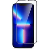Case 4U iPhone 13 ile uyumlu Tam Kaplayan Tamperli Cam Ekran Koruyucu Curved Kırılmaz Kenar HBCV00000QQB16