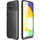 Case 4U M32 Kılıf Rugged Armor Karbon Desenli Lüx Negro Silikon Arka Kapak Siyah - Galaxy M32