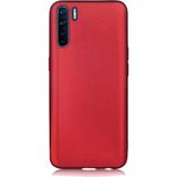 Case 4U Oppo A91 Kılıf Klasik Mat Renkli Yumuşak Premier Silikon Koyu Mor