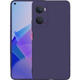 Case 4U Oppo A96 4g Kılıf Klasik Mat Renkli Yumuşak Premier Silikon Lacivert