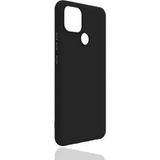 Case 4U Realme C25Y ile uyumlu Kılıf Mat Renkli Yumuşak Kalın Sağlam Silikon Kılıf Biye Siyah HBCV00002XNG0Z