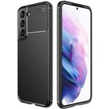 Case 4U S22 Plus Uyumlu Kılıf Rugged Armor Karbon Desenli Lüx Negro Silikon Arka KapakSiyah - Galaxy S22 Plus